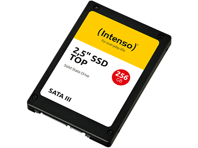 INTENSO Top Performance Festplatte, 256 GB SSD SATA 6 Gbps, 2,5 Zoll, intern