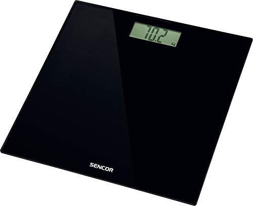 SENCOR SBS 2300BK Personal Scale (Gehärtetes Sicherheitsglas) schwarz