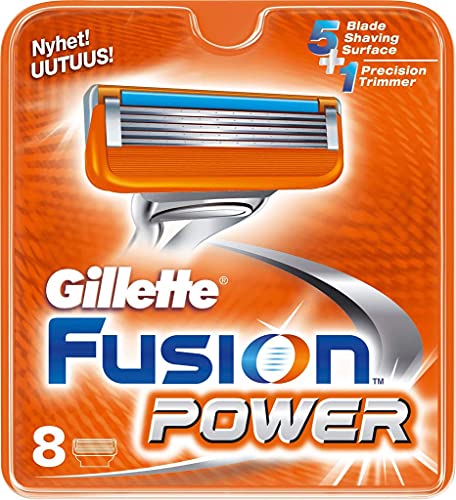 8 Gillette Fusion Power Rasierklingen Neu,Ovp,Original
