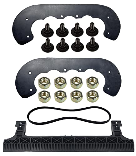 Hippotech 99-9313 Schneefräse Paddel mit Keilriemen 108-4921 Schaberstange 133-5585 108-4884 & Mutter Hardware Kit Toro PowerClear 621 Schneefräse