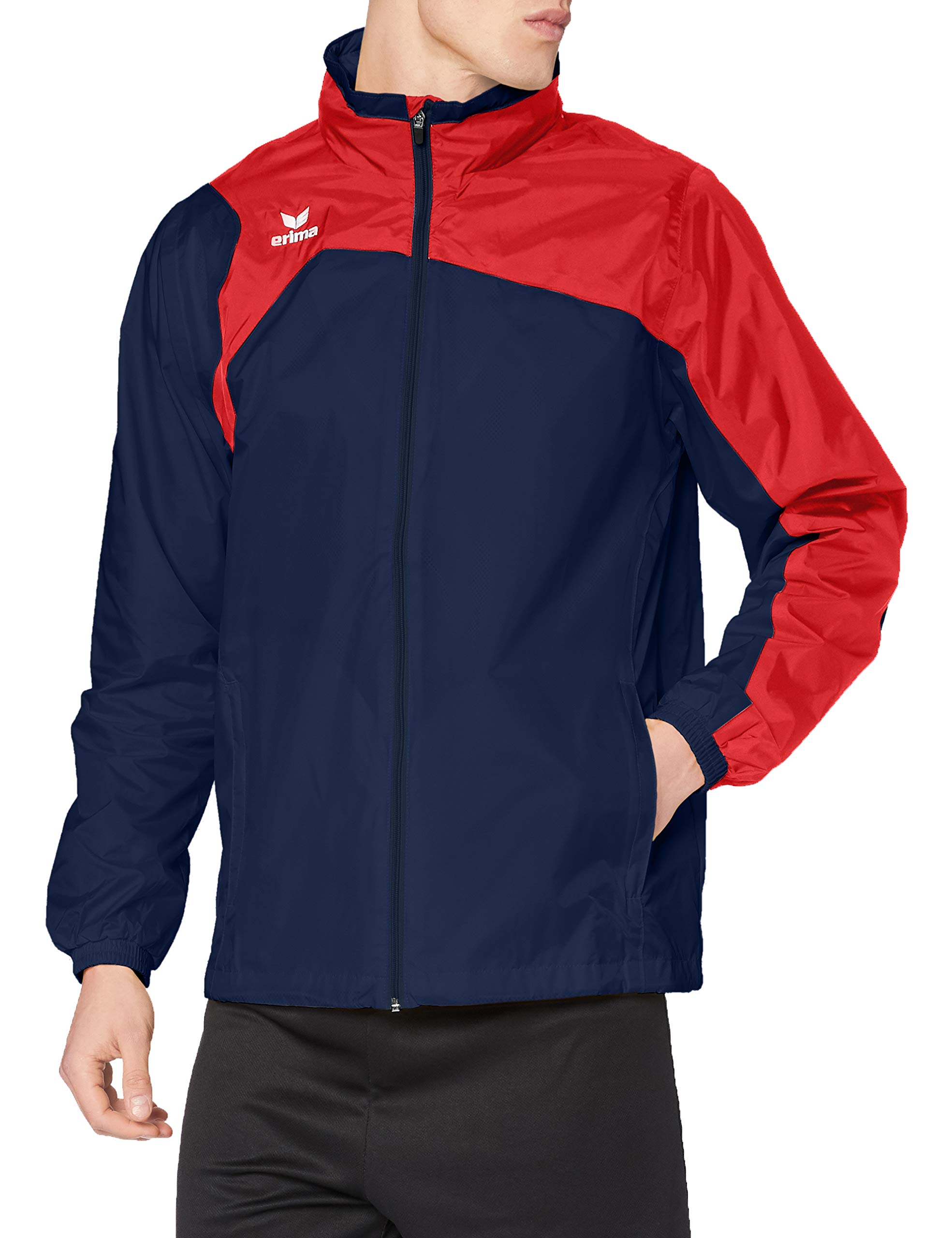 erima Herren Allwetterjacke Club 1900 2.0 Allwetterjacke, new navy/rot, M, 1050707