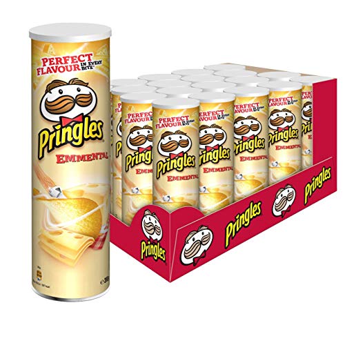 Pringles Emmental | Chips mit Käse Geschmack | 19er Vorratspackung (19 x 200g)
