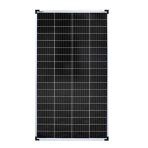 enjoy solar® Mono 150W 36V Monokristallin Solarmodul Solarpanel ideal für 24V Gartenhäuse Wohnmobil Caravan Boot (Mono 150W 36V)