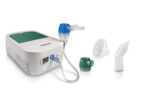 Omron DuoBaby Kompressor Inhalationsgerät, mit auskochbarer Silikon-Kindermaske und Nasensauger