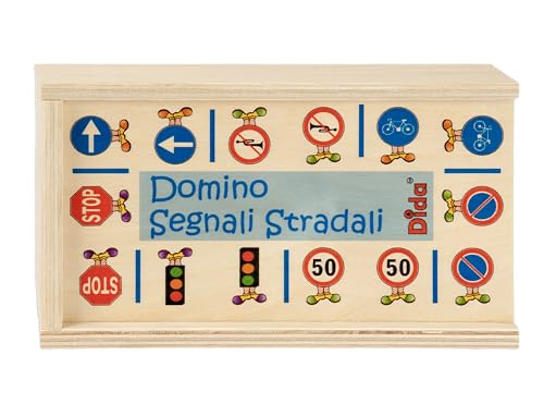 Dida - Das Domino Spiel Verkehrszeichen Ist EIN Kinderspiel Für Kleinkinder , Aber Auch EIN Gesellschaftsspiel Für Die Ganze Familie. Das Holzdomino Ist EIN Familienspiel Für Jung Und Alt