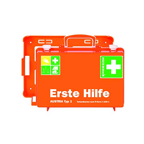 Söhngen Erste Hilfe-Koffer Sn-cd orange Füllung Österreich-Norm