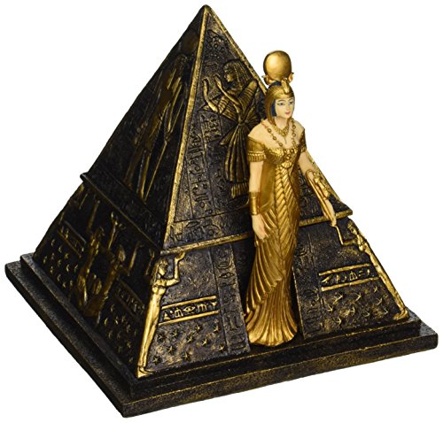 Ägyptische Dekor Schmuckschachtel - Ägyptische Göttin Isis Pyramide Schmuck-Box - Ägyptische Statuen