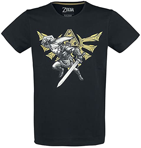 The Legend of Zelda Wingcrest - Triforce - Link T-Shirt schwarz XXL
