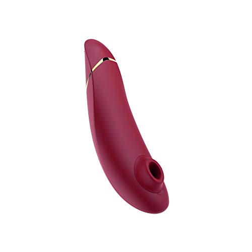 Womanizer Premium Klitoris-Sauger - Sextoy für Frauen mit Autopilot und Smart Silence - Wasserdichter Vibrator mit 12 Intensitätsstufen - Druckwellenvibrator für Frauen und Paare - Rot