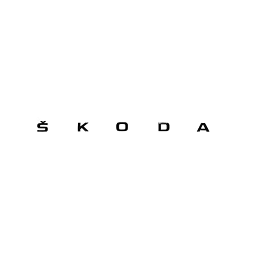 Skoda 5LG853687C041 Schriftzug Emblem Buchstaben Blackline Logo, schwarz