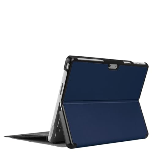 Schlanke und leichte Smart-Lederhülle, geeignet for Microsoft Surface Pro8 4 5 6 7, stoßfeste Tablet-Abdeckung (Color : Blue, Size : for Surface Pro5)