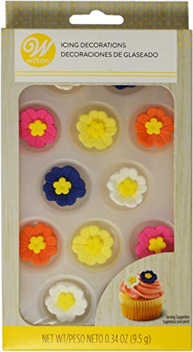 Wilton Large Flower Icing Decorations