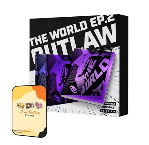 ATEEZ Album - THE WORLD EP.2 : OUTLAW Random VER.+Pre Order Benefits+BolsVos Exclusive K-POP Inspired Digital Planner, Sticker Pack for Social Media