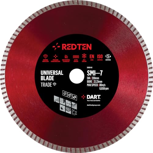 DART Red Ten SMI-7 Diamantklinge, 115 mm x 22,23 B, 3 Stück