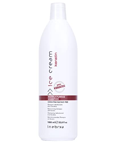 Inebrya Ice Cream Keratin Restructuring Shampoo, 1000 ml