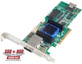 Adaptec RAID 6445 512MB SATA3 SAS 2.0 PCI Controller Karte - Low Profile
