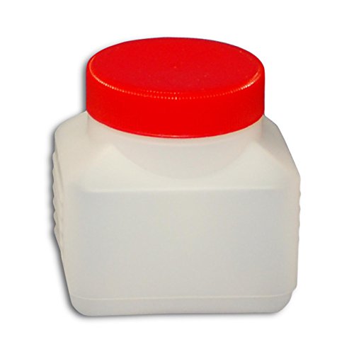 Wilai 20 x 250 ml Plastikflasche Weithalsflasche mit Deckel Behälter PE-Flasche lebensmittelecht