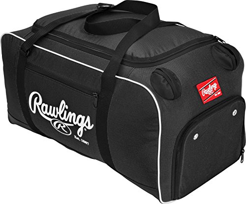 Rawlings Covert Player Duffle Bag, Unisex-Erwachsene, Covert Duffle Bag, schwarz, 26" L x 13" W x 13" H