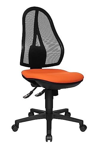 Topstar OP200G04 Open Point SY, Bürostuhl, Schreibtischstuhl, ergonomisch, Bezug orange