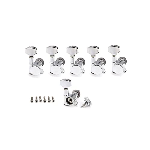 Clyictz 6R Locking Guitar Tuning Pegs String Tuners for Electric Guitar Acoustic Guitar Parts
