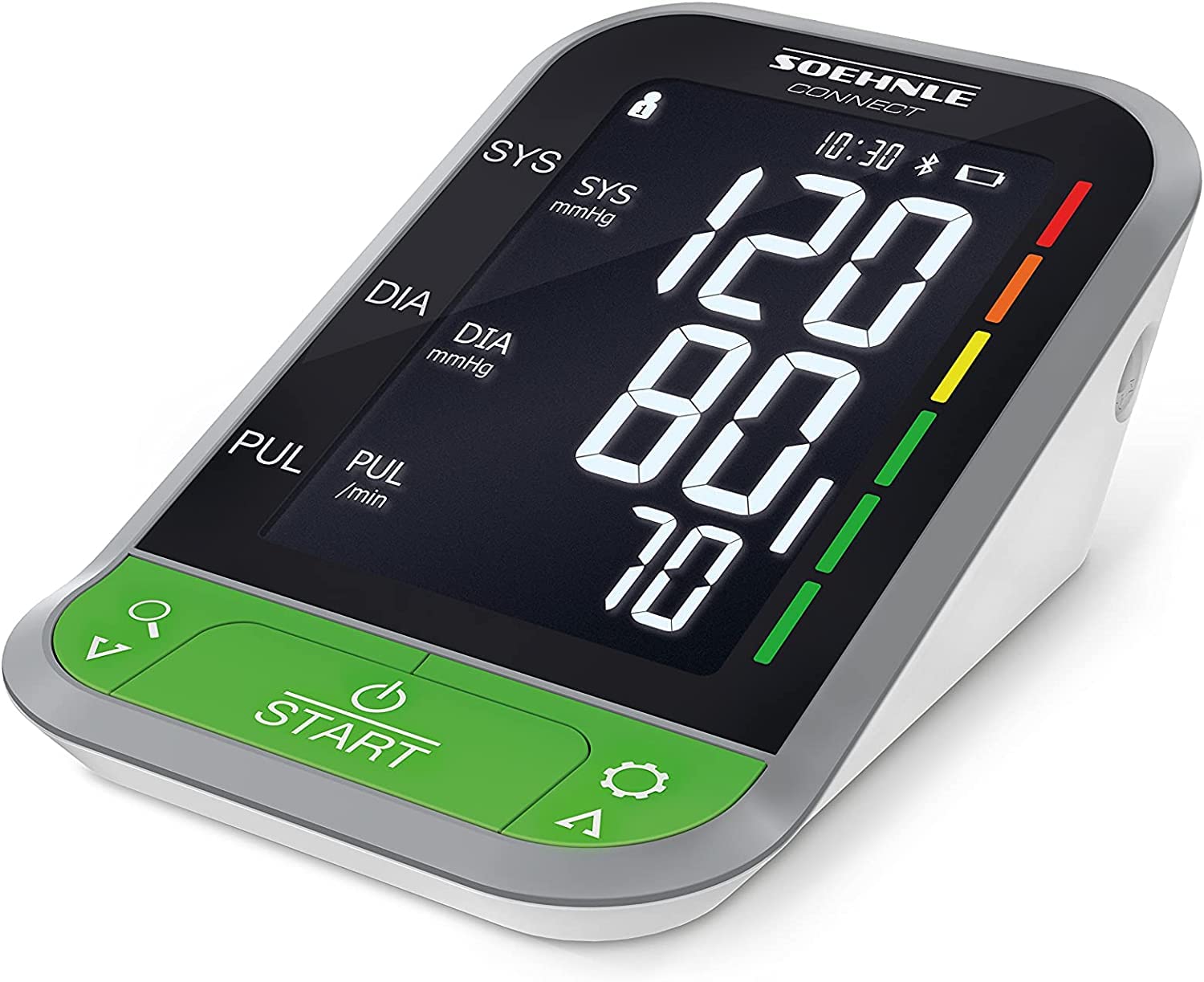 Soehnle Oberarm Blutdruckmessgerät Systo Monitor Connect 400 mit Bluetooth und App-Anbindung, Blutdruckmesser mit Bewegungssensor, Blutdruck Messgerät