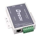 DTech Active Isolated RS232 auf RS485 RS422 Konverter mit RJ45 Serial Port Terminal Board Power Adapter DB9 Kabel optische Isolation Schutz 2,5 kV