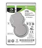 Seagate BarraCuda Pro 1TB interne Festplatte HDD, 2.5 Zoll, 128 MB Cache, SATA 6GB/s, silber, Modellnr.: ST1000LM049