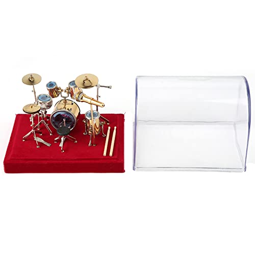 Tomantery Mini-Musikinstrument-Modell, Miniatur-Schlagzeug-Set Schön für die Dekoration(18cm)
