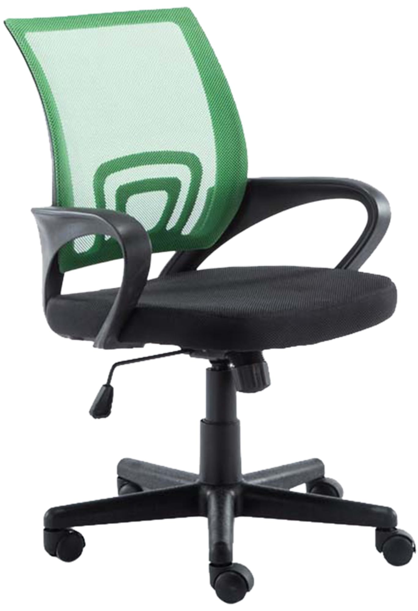 CLP Bürostuhl Genius I Höhenverstellbarer Schreibtischstuhl Mit Netz-Bezug, Farbe:grün
