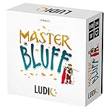 Ludic - MasterBluff Gesellschaftsspiel für die ganze Familie, Mehrfarbig