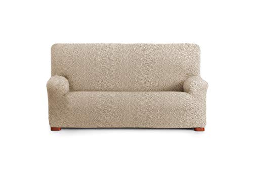 Eysa 3D Sofaüberwürfe, Lycra, Beige, 3 Sitzer