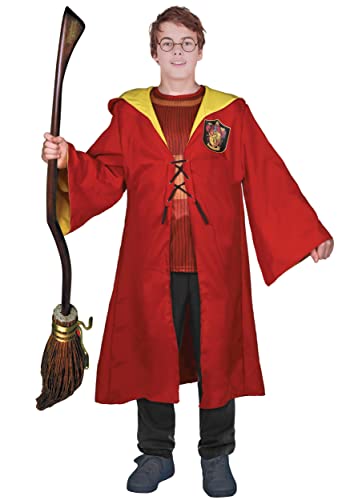 Ciao -Harry Potter Quidditch Gryffindor Kostüm Kinder Original (Größe 8-10 Jahre), Farbe Rot, Gelb, 11766.8-10
