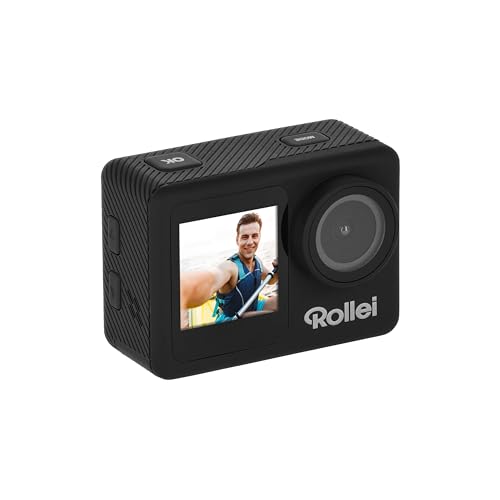 Rollei D2: Ultra-HD Actioncam mit 4K Video, Front- und Touch-Display, Wasserdicht bis 30m, Vielseitige Modi und Lange Akkulaufzeit!
