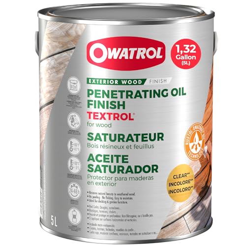 Owatrol Textrol Outdoor Holzlasur für Weiche 5L farblos