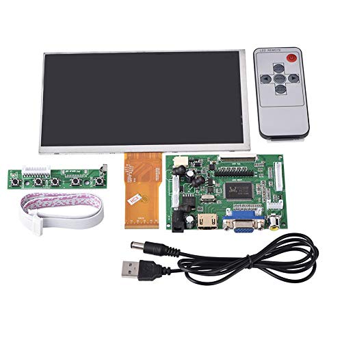 Hochauflösendes kompatibles LCD-Monitor-Display, Multifunktions-HDMI-Bildschirm für Raspberry Pi Mobile DVD