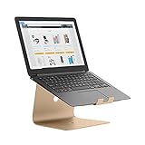 Slabo Notebookhalterung Laptopständer für MacBook | MacBook Air | MacBook Pro | Notebooks Aluminium - Gold