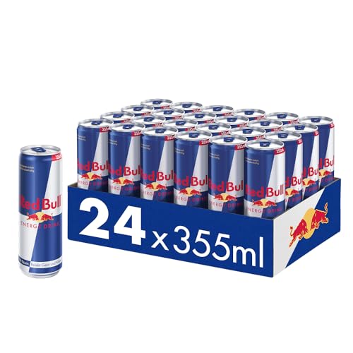 Red Bull Energy Drink Dosen Getränke 24er Palette, EINWEG (24 x 355 ml)