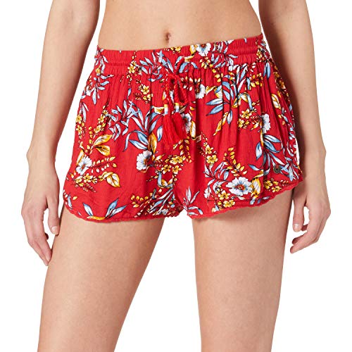 Superdry Womens Beach Shorts, Red Hawaiian, M