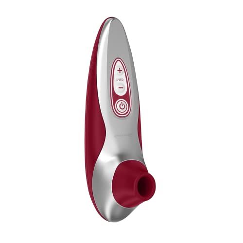 womanizer Pro40 Red Edition Auflege-Vibrator für Sie wasserdichtes Intim Stimulationsgerät, starker Klitoris-Sauger, exklusiv und limitiert