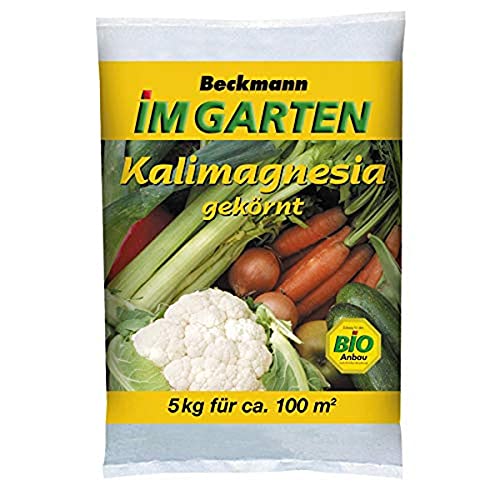 BECKMANN Kalimagnesia Patentkali 5 kg Gartendünger Universaldünger Kalidünger