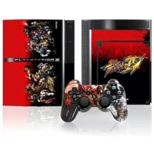 NONAME Street Fighter IV - Controller Faceplates and Console Skinz (PS3)