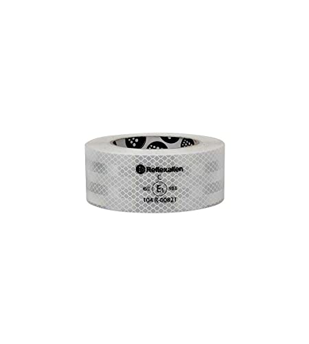 Reflexallen Premium Range Warnband für Feste Oberflächen 12.5m Bianco