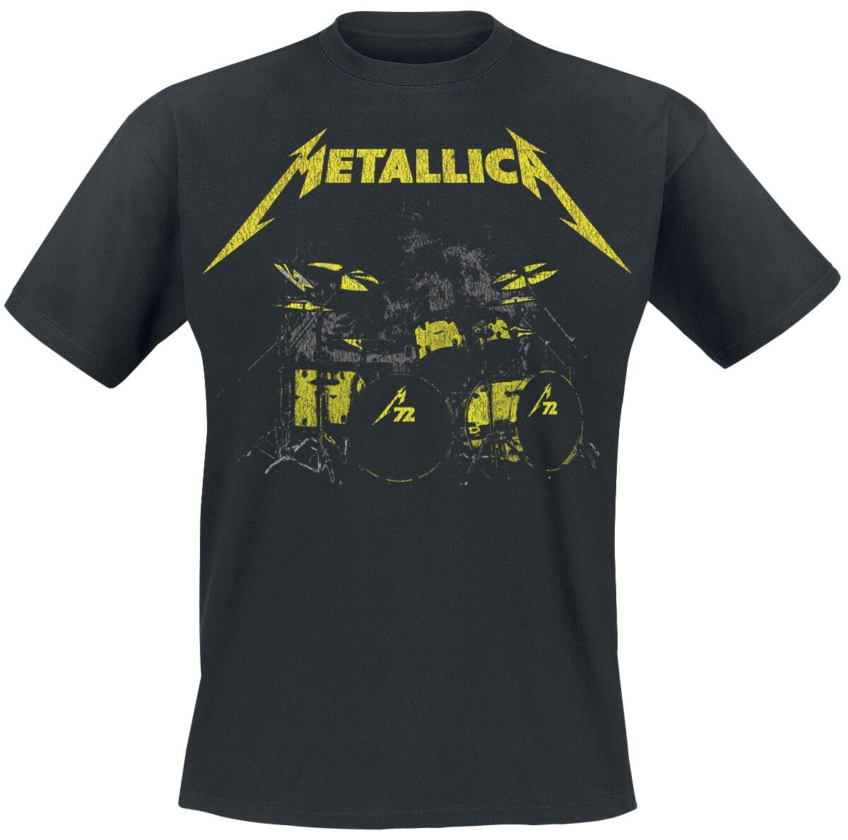 Metallica Lars M71 Kit Männer T-Shirt schwarz 5XL 100% Baumwolle Band-Merch, Bands