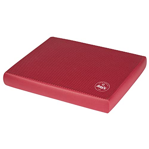 Airex Balance-Pad Cloud Ruby Red Trainingskissen, sehr weicher Sportschaum, 50 x 41 x 6 cm