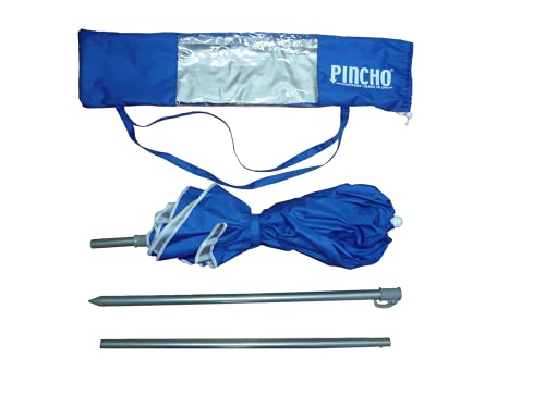 Pincho Strandschirm, 180 cm, Polyester, Blau, 4 Stück