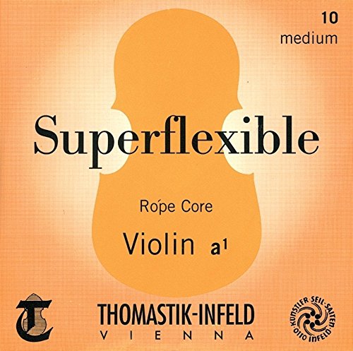 Thomastik Einzelsaite für 4/4 Violine Superflexible - G-Saite Stahlseil Kern, Silber umsponnen, mittel