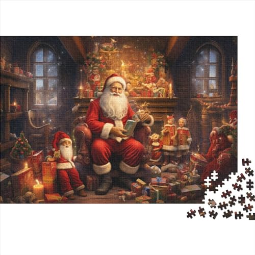 Puzzle 500 Teile Weihnachtsmann - Farbenfrohes Puzzle Für Erwachsene in Bewährter Qualität 500pcs (52x38cm)