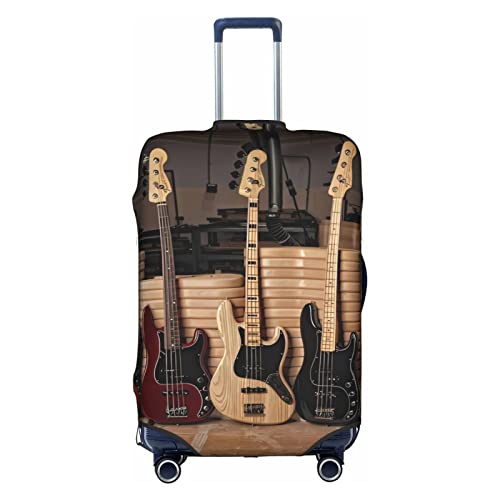 Trolley-Schutzhülle für Gitarren, Bass, Musikinstrumente, hohe Elastizität, mit Reißverschluss, klein, geeignet für 45,7 - 81,3 cm (18-32 Zoll) Trolley-Tasche