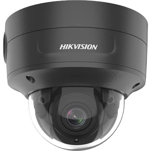 Hikvision DS-2CD2786G2-IZS(2.8-12mm)(C)/Black Dome Überwachungskamera mit 8 Megapixel, bis zu 40m Beleuchtung, professionelle Überwachungskamera, Acusense Kamera mit Fehlalarmfilter