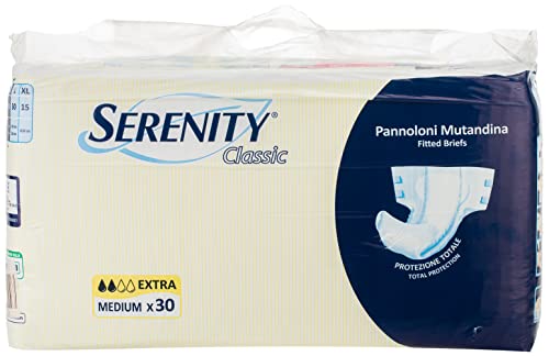 Serenity Inkontinenz Schwimmwindel Format Extra Größe Medium – 30 Stück